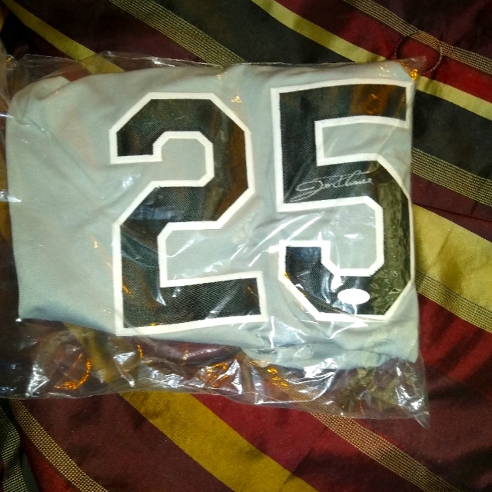 Jim Thome autographed jersey jsa cert White Sox